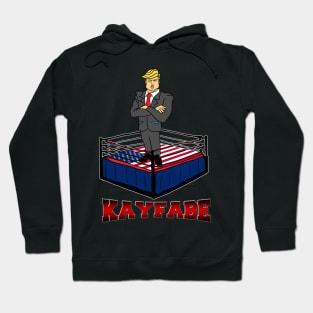 President-Elect Kayfabe Wrestling Ring by Basement Mastermind Hoodie